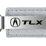 Acura TLX Carbon Fiber Leather Key Fob - White