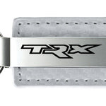 Ram TRX Carbon Fiber Leather Key Fob - White