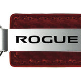 Nissan Rogue Carbon Fiber Leather Key Fob - Burgundy