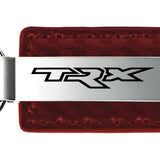 Ram TRX Carbon Fiber Leather Key Fob - Burgundy