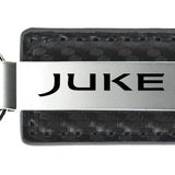 Nissan Juke Carbon Fiber Leather Key Fob - Gun Metal