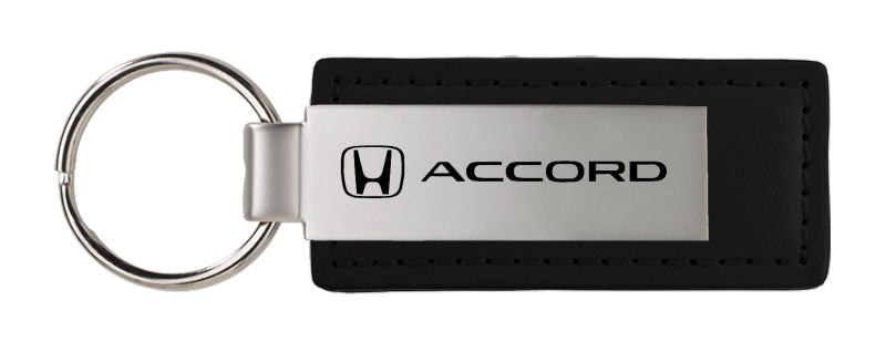 Honda Accord Leather Key Fob - Black