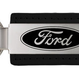 Ford Leather Key Fob - Black