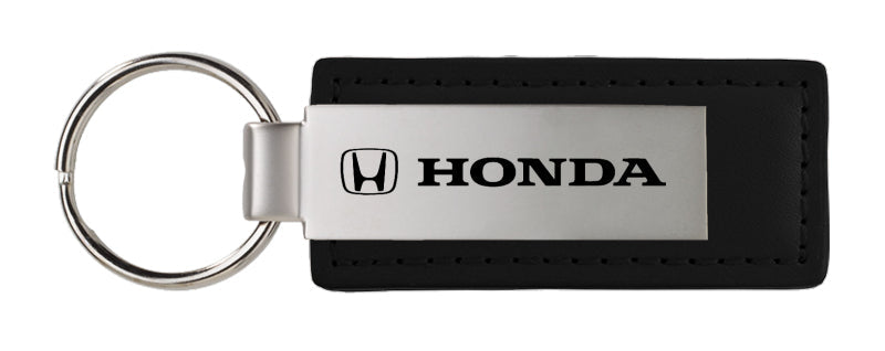 Honda Leather Key Fob - Black