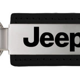 Jeep Leather Key Fob - Black