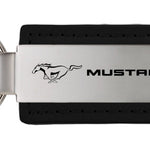 Mustang Leather Key Fob - Black