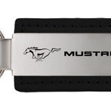 Mustang Leather Key Fob - Black