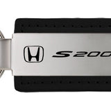 Honda S2000 Leather Key Fob - Black