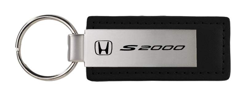 Honda S2000 Leather Key Fob - Black