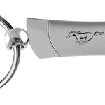 Mustang 5.0 Blade Key Fob - Silver