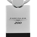 Chrysler 200 Duo Leather / Chrome Key Fob - Black