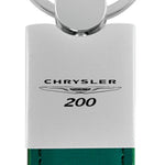 Chrysler 200 Duo Leather / Chrome Key Fob - Green