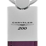 Chrysler 200 Duo Leather / Chrome Key Fob - Purple