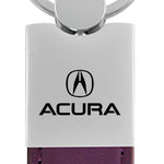 Acura Duo Leather / Chrome Key Fob - Purple