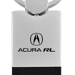 Acura RL Duo Leather / Chrome Key Fob - Black