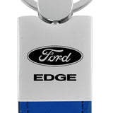 Ford Edge Duo Leather / Chrome Key Fob - Blue