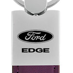 Ford Edge Duo Leather / Chrome Key Fob - Purple