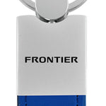Nissan Frontier Duo Leather / Chrome Key Fob - Blue