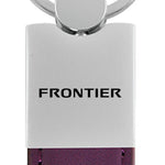 Nissan Frontier Duo Leather / Chrome Key Fob - Purple