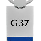 Infiniti G37 Duo Leather / Chrome Key Fob - Blue