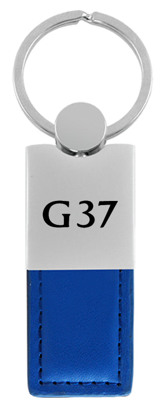 Infiniti G37 Duo Leather / Chrome Key Fob - Blue