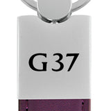 Infiniti G37 Duo Leather / Chrome Key Fob - Purple