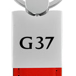 Infiniti G37 Duo Leather / Chrome Key Fob - Red