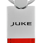 Nissan Juke Duo Leather / Chrome Key Fob - Red