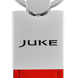 Nissan Juke Duo Leather / Chrome Key Fob - Red