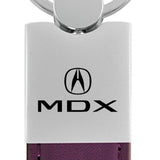 Acura MDX Duo Leather / Chrome Key Fob - Purple