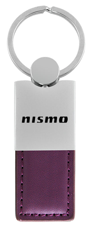 Nissan Nismo Duo Leather / Chrome Key Fob - Purple