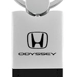 Honda Odyssey Duo Leather / Chrome Key Fob - Black