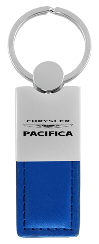 Chrysler Pacifica Duo Leather / Chrome Key Fob - Blue