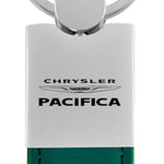 Chrysler Pacifica Duo Leather / Chrome Key Fob - Green