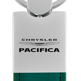 Chrysler Pacifica Duo Leather / Chrome Key Fob - Green