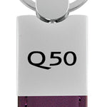 Infiniti Q50 Duo Leather / Chrome Key Fob - Purple