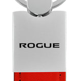 Nissan Rogue Duo Leather / Chrome Key Fob - Red