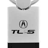 Acura TL Type-S Duo Leather / Chrome Key Fob - Black