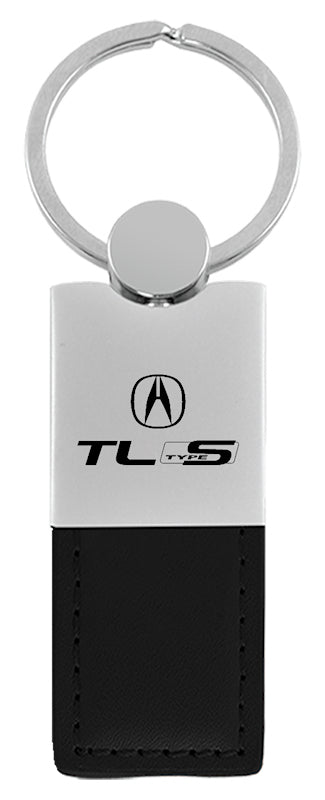 Acura TL Type-S Duo Leather / Chrome Key Fob - Black