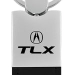 Acura TLX Duo Leather / Chrome Key Fob - Black