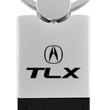 Acura TLX Duo Leather / Chrome Key Fob - Black