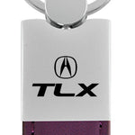 Acura TLX Duo Leather / Chrome Key Fob - Purple