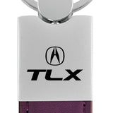 Acura TLX Duo Leather / Chrome Key Fob - Purple