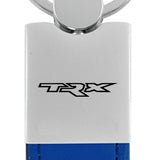 Ram TRX Duo Leather / Chrome Key Fob - Blue