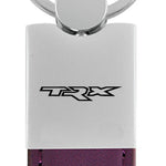 Ram TRX Duo Leather / Chrome Key Fob - Purple