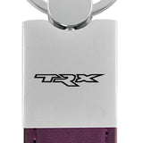 Ram TRX Duo Leather / Chrome Key Fob - Purple