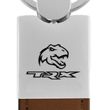 Ram TRX Dino Duo Leather / Chrome Key Fob - Brown