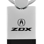 Acura ZDX Duo Leather / Chrome Key Fob - Black