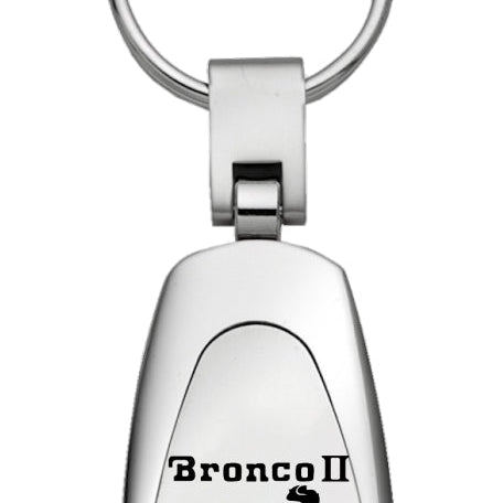 Ford Bronco II Teardrop Key Fob - Silver