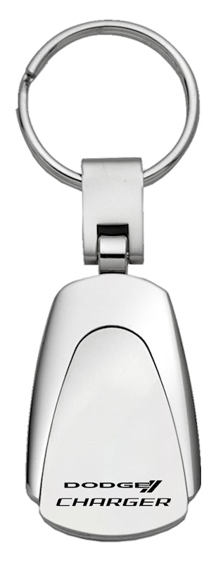 Dodge Charger Teardrop Key Fob - Silver